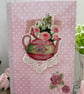 Tea Room - Afternoon Tea Greeting Card Design 2 by Carolee Crafts PB3 0005 - Image 2