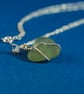 Heart Shaped Sea Glass Pendant - Image 3