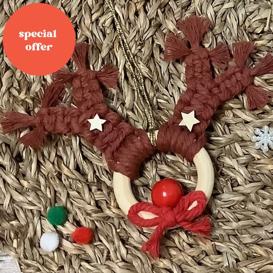 Rudolph Christmas Hanging Ornament - Special Offer Available