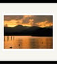Derwent Water Lake District Cumbria sunset English lakes view - Free UK Postage! - Image 3