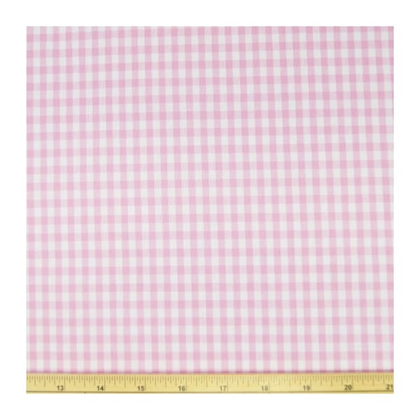 2 Pink Gingham Tablecloths. Cotton