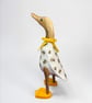 Decoupaged bamboo duck, bees, yellow - Image 8