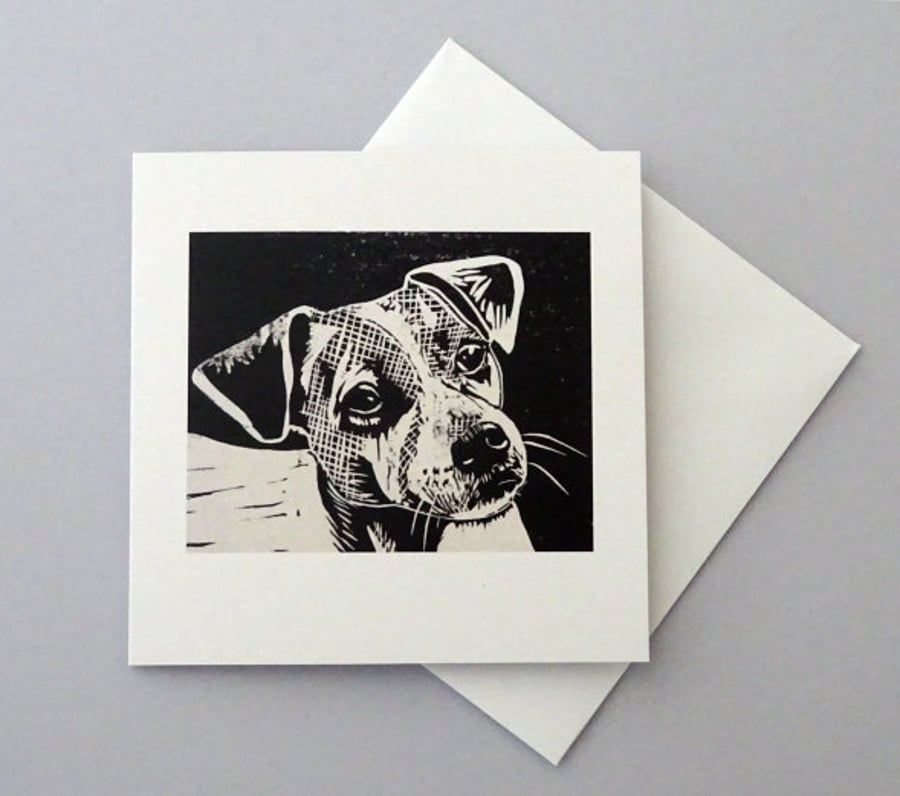 Jack Russell Terrier Card - Personalised Custom Card, dog dad, dog mum