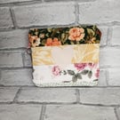 Zipper pouch, lined pouch, makeup zipper pouch, mothers day 