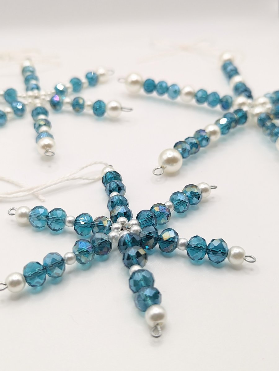 Star decorations - set of 3