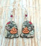 Ghost polymer clay earrings - Image 4