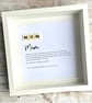 Mum Mother Scrabble Minifigures Frame Personalised  - Image 3