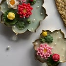 3.5 inch lotus Urli Candles Multicolour scented for Diwali and gifting 