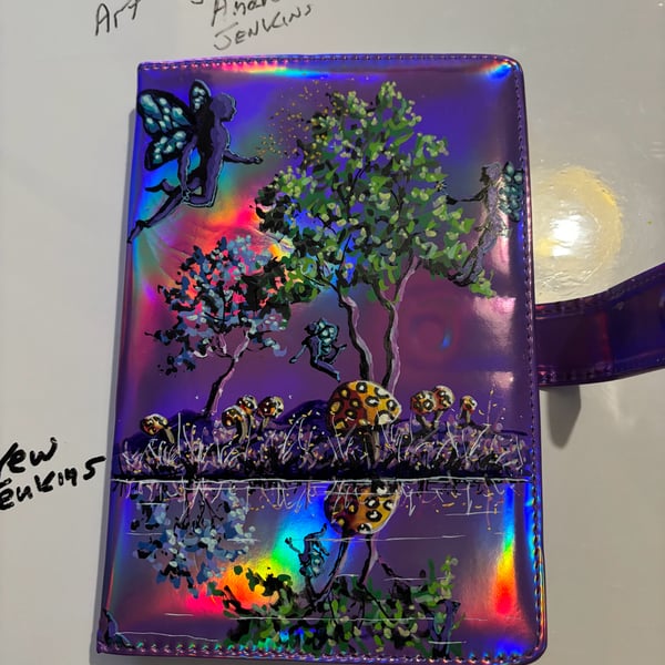 A hand painted and sealed Journal by Andrew Jenkins 