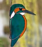 Stained Glass kingfisher - spring bird lover gift  - Image 2