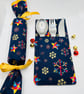Place Setting for Christmas Dinner Table - Cutlery Holder and Reusable Crackers  - Image 1