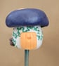 Purple mushroom Fairy home House Plant Pot Ornament - Pot Pal - Image 1