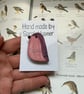 Ceramic  pink and purple Bird Brooch - Image 5