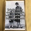 Having A Daughter: what it's like to be a parent retro vintage decorative magnet