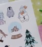 Winter Sticker Sheet: Nature Stickers for Journals and Craft - Image 3