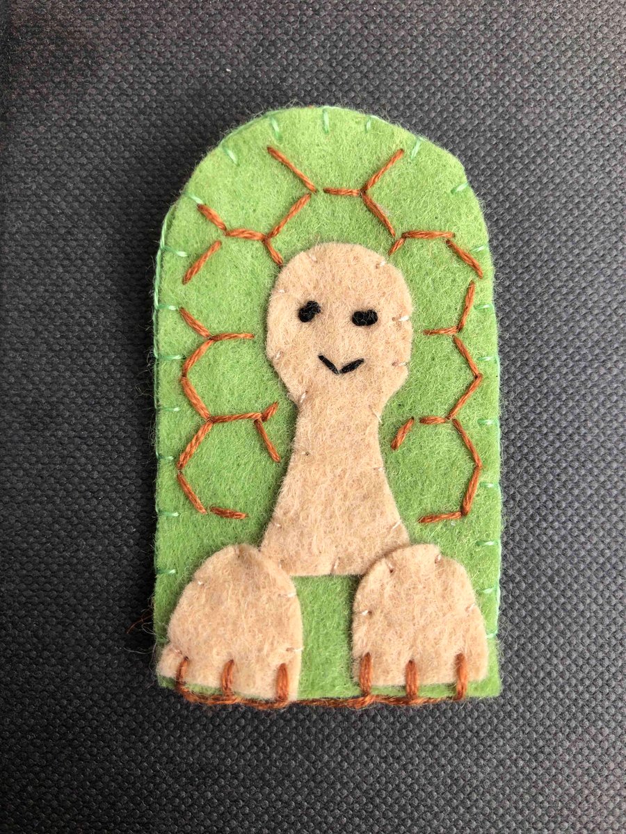 Tortoise Finger Puppet