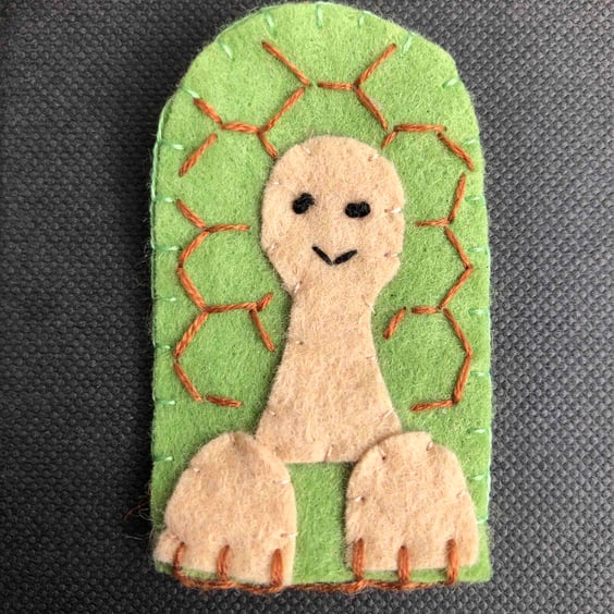 Tortoise Finger Puppet