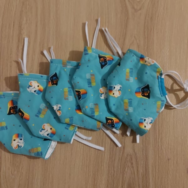 Unisex face mask star wars 2 layers 