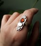 Art Deco Gemstone Ring, UK size S3,4 - T