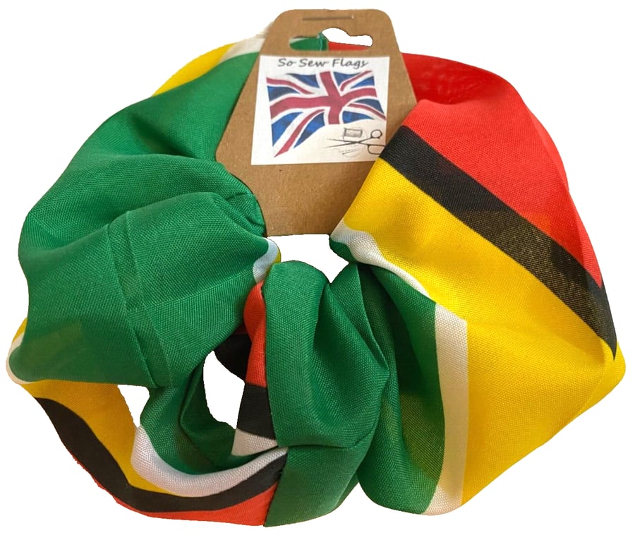 Guyana Flag Hair Scrunchie Scrunchies Accessory Band Elastic