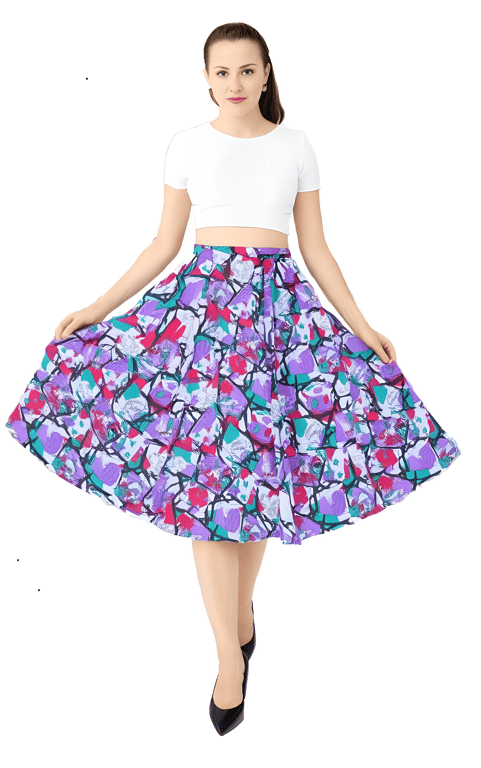 1950s Vintage Retro Rockabilly Circle Skirt Comic print women's sizes 10-26 
