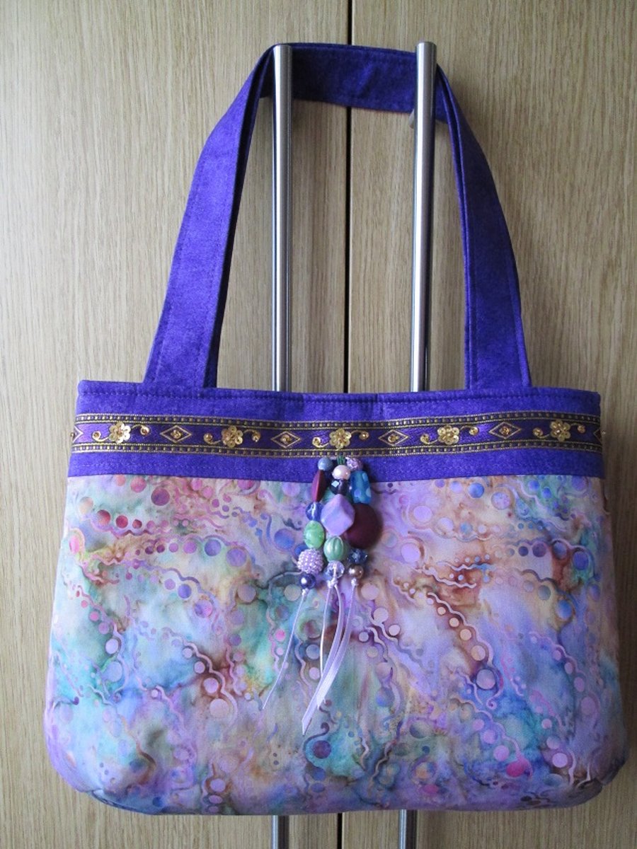 Rainbow Batik Handbag
