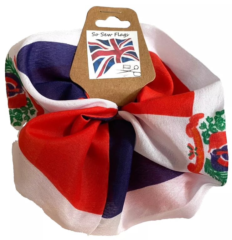 Dominican Republic Flag Hair Scrunchie Scrunchies Accessory Ties Elastic