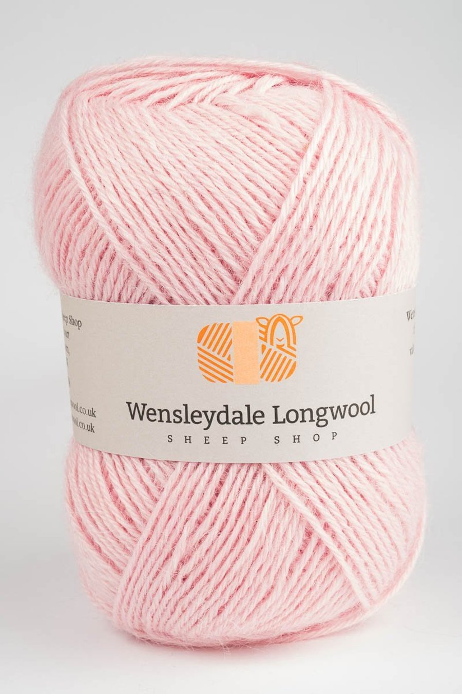 Wensleydale Longwool Double Knit Yarn - Marshmallow Pink
