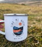 Mountain lover mug, Enamel hiking mug, perfect gift for outdoor lovers. - Image 8