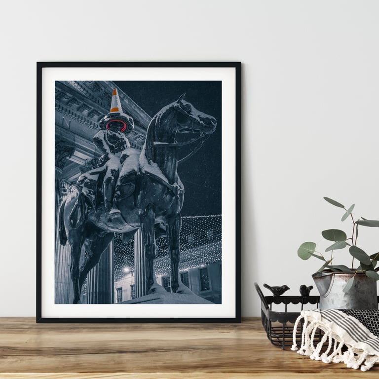 Frozen Cone, Duke of Wellington, Glasgow print