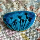 Seed head brooch 