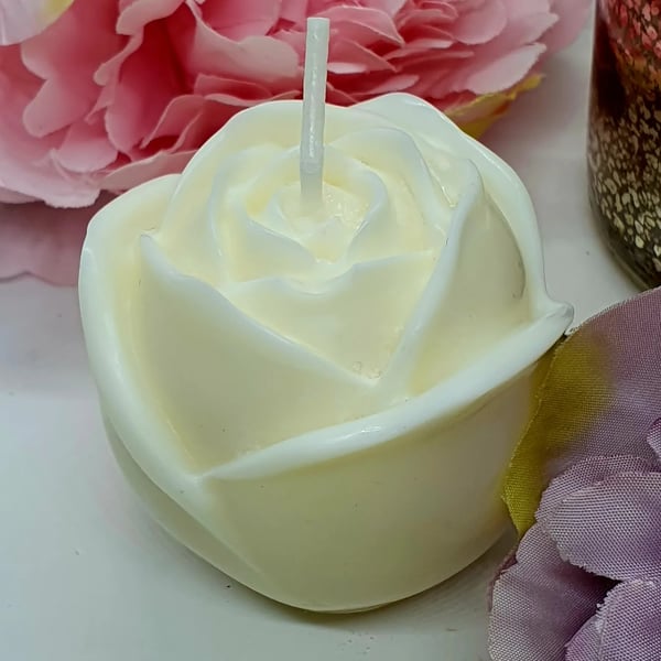Rose Flower Candle 