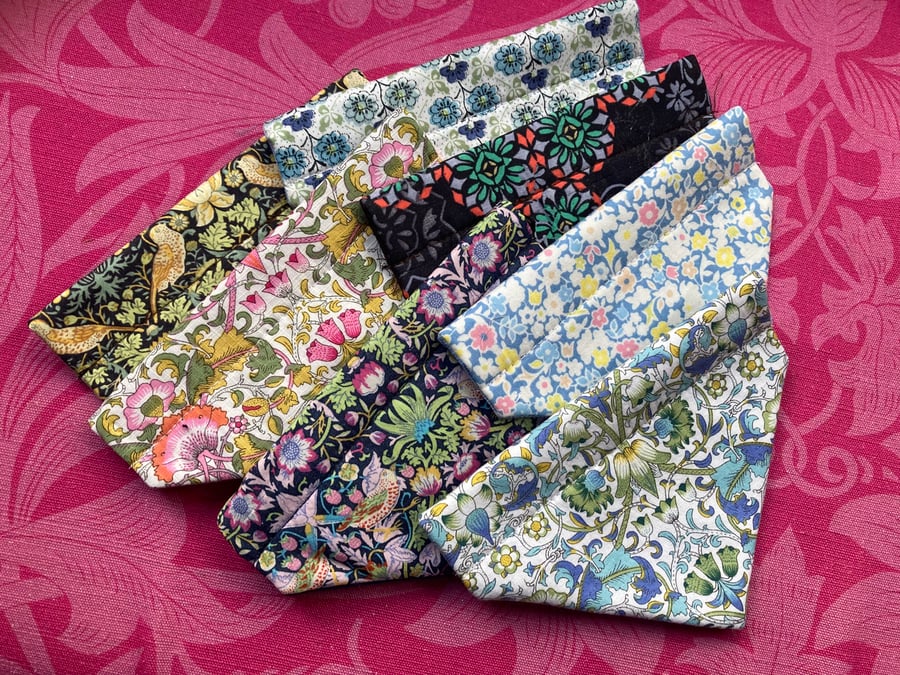 Bandanas for cats in Liberty Tana Lawn