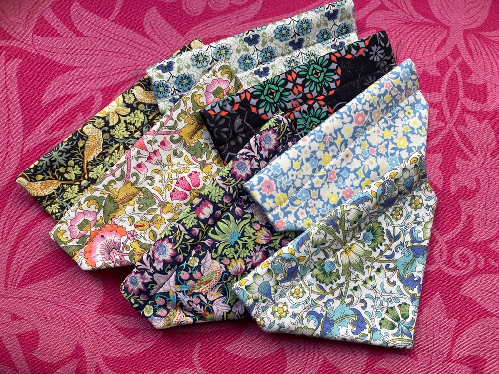Bandanas for cats in Liberty Tana Lawn