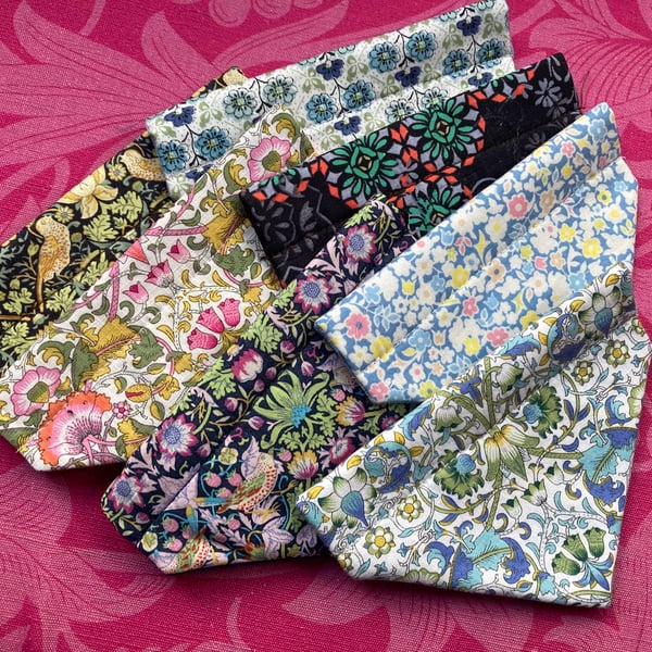 Bandanas for cats in Liberty Tana Lawn