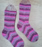 Socks, hand knitted, SMALL, adult size 4-5  - Image 4