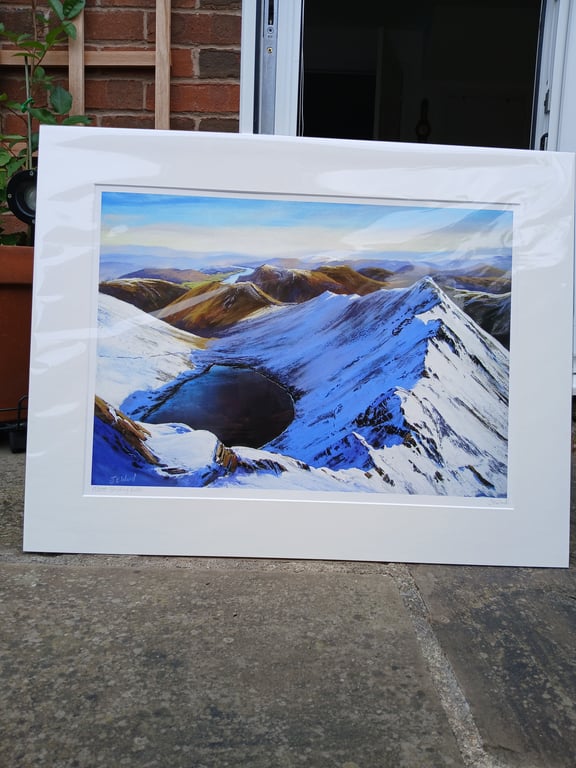 Striding Edge Limited Edition signed Print 