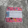 Reusable Makeup Wipes - Pink Bees