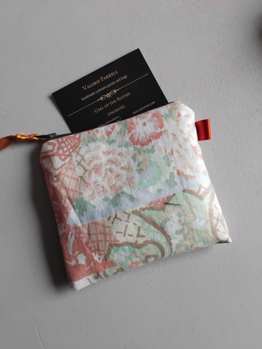 SALE Floral  Coin Purse