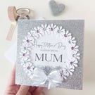 Luxury Mum mother's day card, special mother's day card for mum