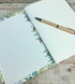Summer Seconds Hand bound Journal with Garden Flowers Cover - Image 4