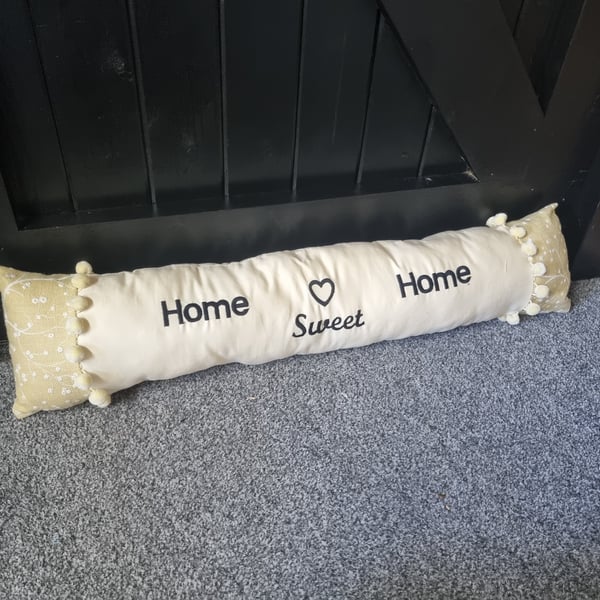 Home Sweet Home draft excluder 