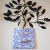  Easter bunnies bag; blue