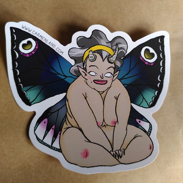 Fat Fairy Sticker - Design 2