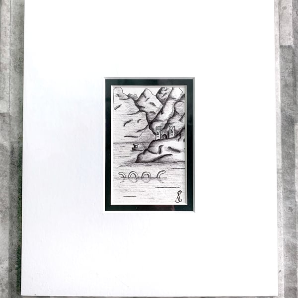Loch Ness Mini Original artwork