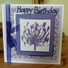 Agapanthus Birthday Card