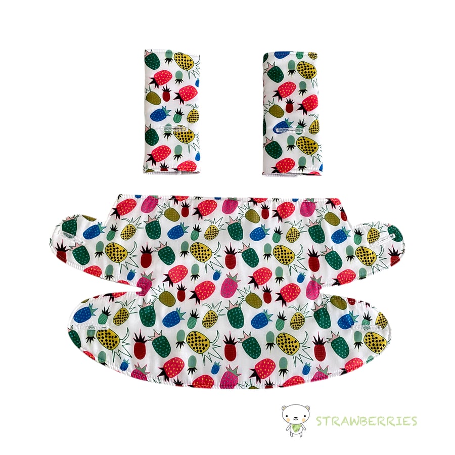 ERGO Baby Carrier Bib & Strap Covers in Cho... Folksy