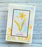 Daffodil Card - Easter, birthday, blank, springtime  - Image 5