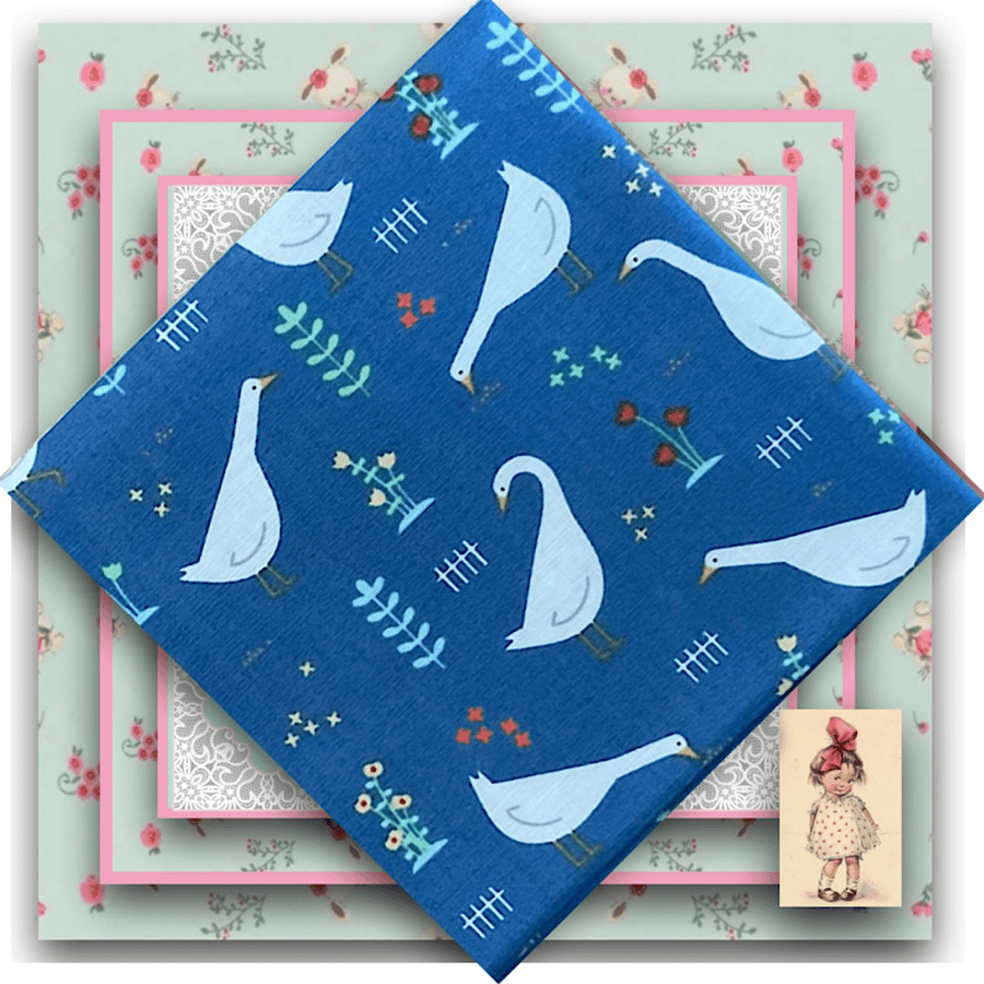 Goosey Goosey Gander Fat Quarter