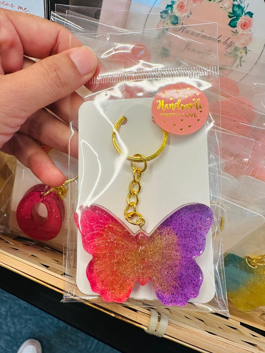 Resin keyrings (Nature-themed)